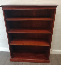 [HF18622] MAHOGANY REPRO DARK WOOD BOOKCASE