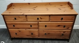 [HF18907] IKEA ‘LEKSVIK’ Pine Seven Drawer Chest
