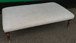 [HF18943] Lovely large grey coffee table footstool