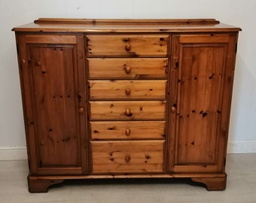 [HF18515] DUCAL Pine Combi Wardrobe